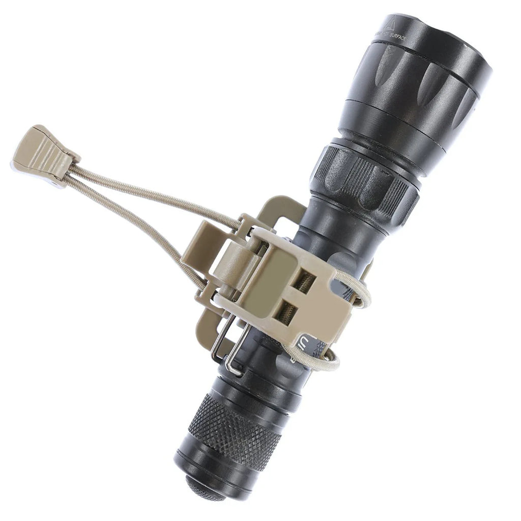 Tactical Wheel Clip Molle Hiking Accessories Multifunction Hanging Buckle Shovel Clamp Axe Clamp Bracket Military Backpack Acces