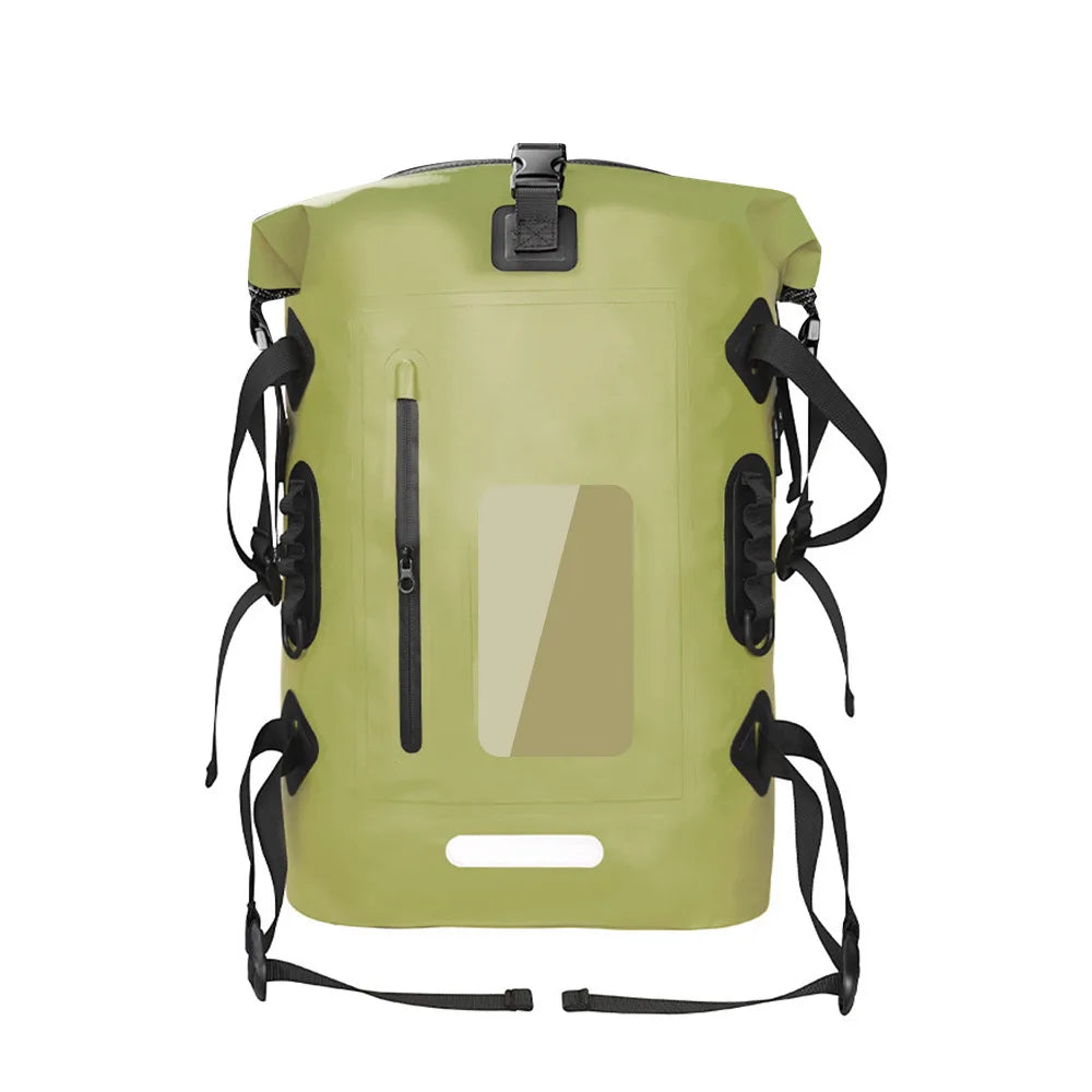 30L Waterproof Dry Bag Fishing Backpack Drift Swimming River Trekking Shoulder Bait Fishing Bucket Gear Diving Rafting Kayak Bag