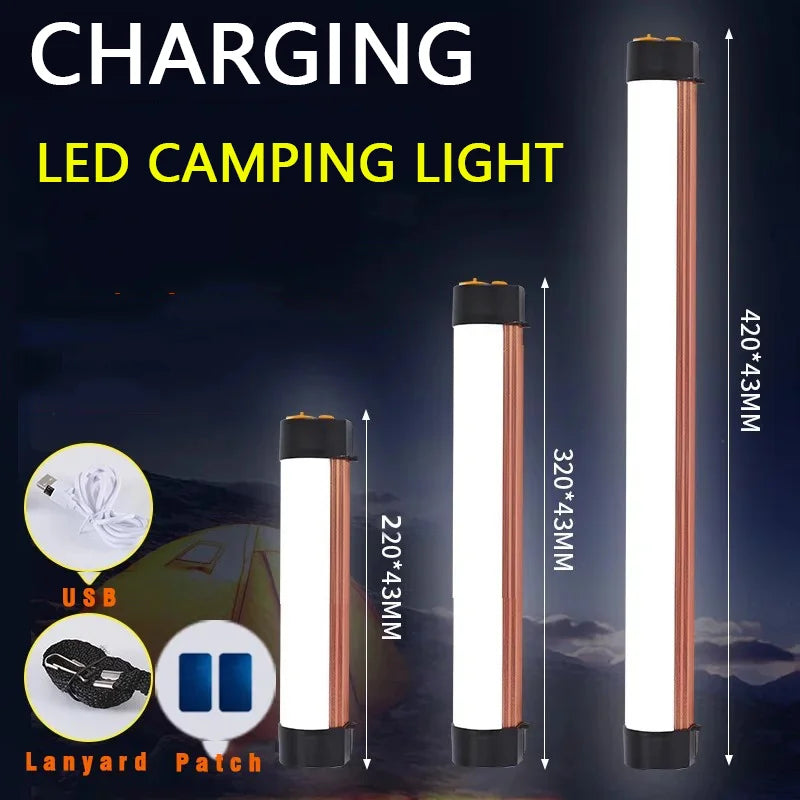 Camping Lantern Cabinet Lamp Rechargeable Bulb Outdoor Lighting Equipment Fishing Light Emergency Led Home Portable Lights