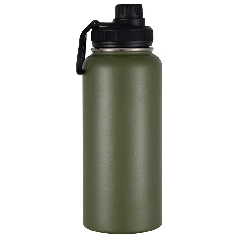 Printed logo 64oz 304 stainless steel insulated cup outdoor portable large capacity vacuum sports kettleCorporate custom gift