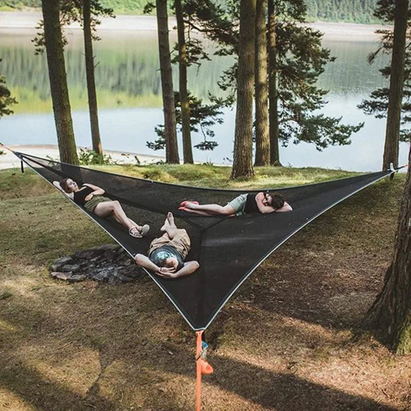 Flat hammock, universal for adults and children,outdoor travel camping,breathable and wear-resistant,double enlarged and widened