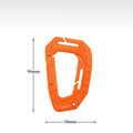 Tactical D-Ring Grimlock Carabiner Clip MOLLE Webbing Attachment Fast Latch System For Military Vest/Backpacks/Pouch/Bag/Belt