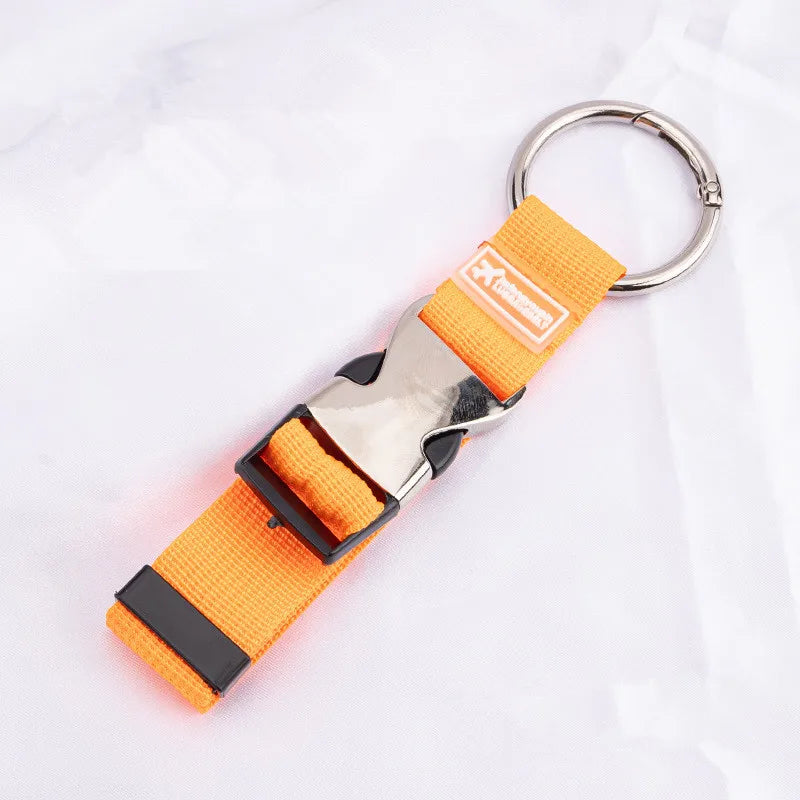 Convenient Luggage Straps Compartment External Hook Outdoor Hiking Bag Hanging Buckle Travel Trolley Case Connecting Rope Strap