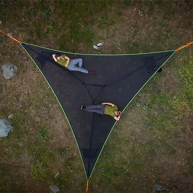 Flat hammock, universal for adults and children,outdoor travel camping,breathable and wear-resistant,double enlarged and widened