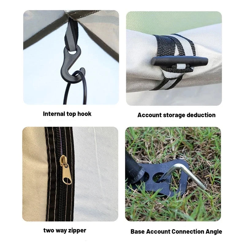 Pop Up Tents For Camping Automatic Quick-Opening Tent Sunshade Outdoor Self-Driving Travel Camping Tent Portable Fishing Hiking