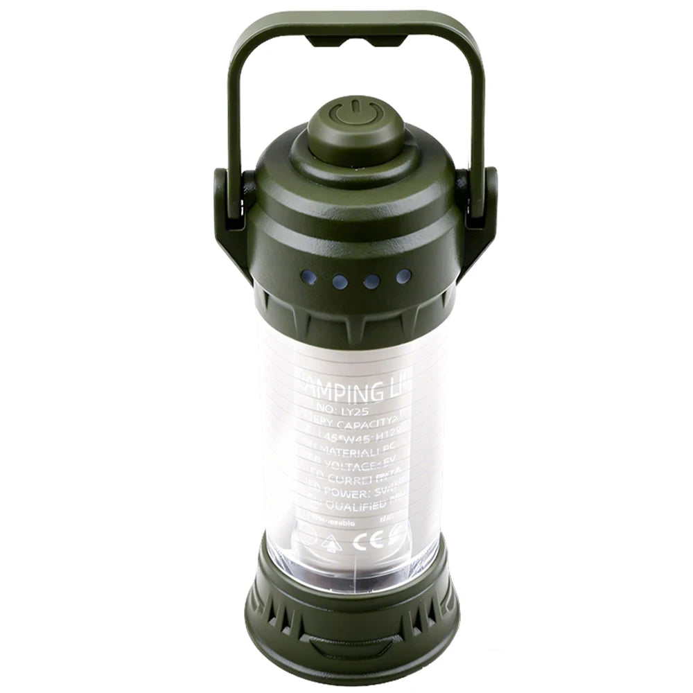 Solar LED Camping Lantern Waterproof Portable Emergency Camping Outdoor Tent Light for Power Outage Hiking Hurricane Patio Gazeb