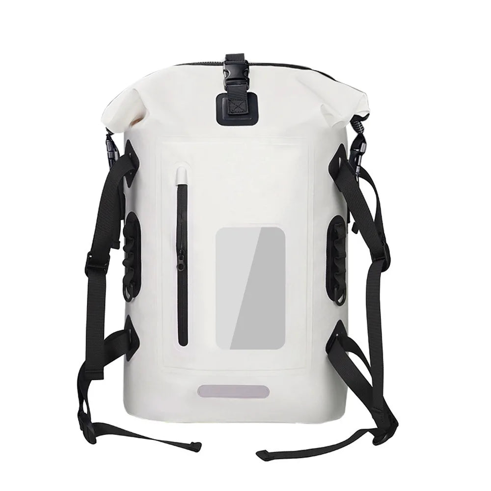 30L Waterproof Dry Bag Fishing Backpack Drift Swimming River Trekking Shoulder Bait Fishing Bucket Gear Diving Rafting Kayak Bag