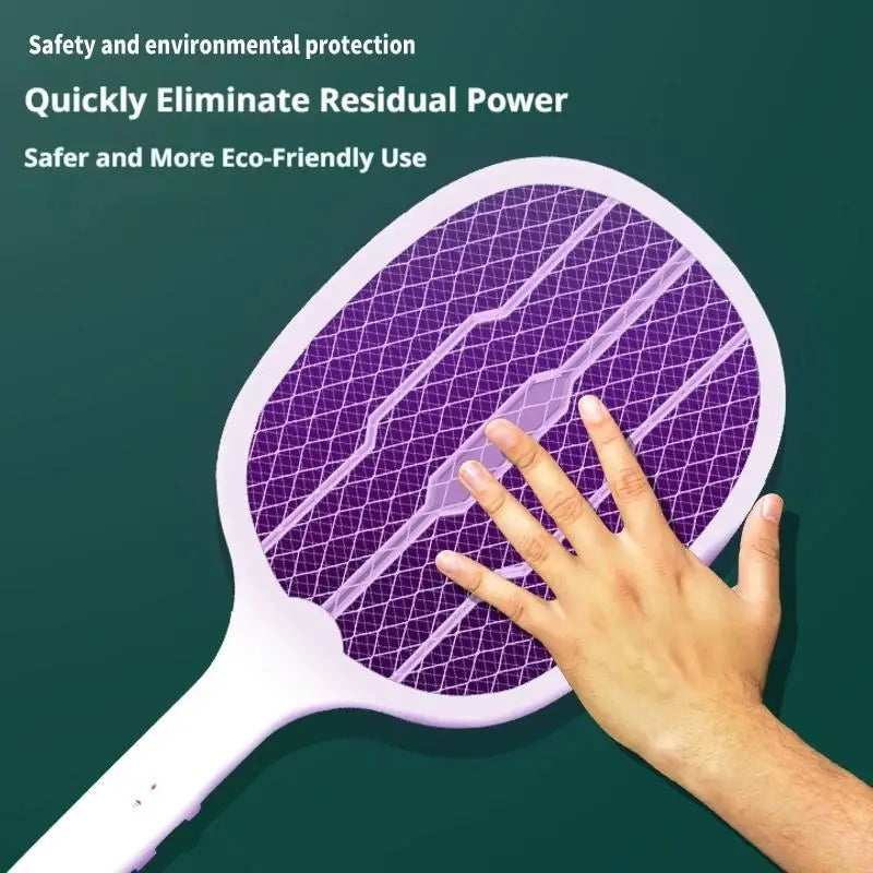Mosquito Swatter USB Chargeable Mosquito Trap Flying Insect Repellent Electric Mosquito Swatter Lamp Mosquito Repellent