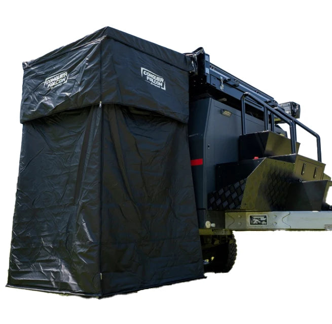 Portable Camping Shower Tent with Toilet Privacy for Outdoor Adventures