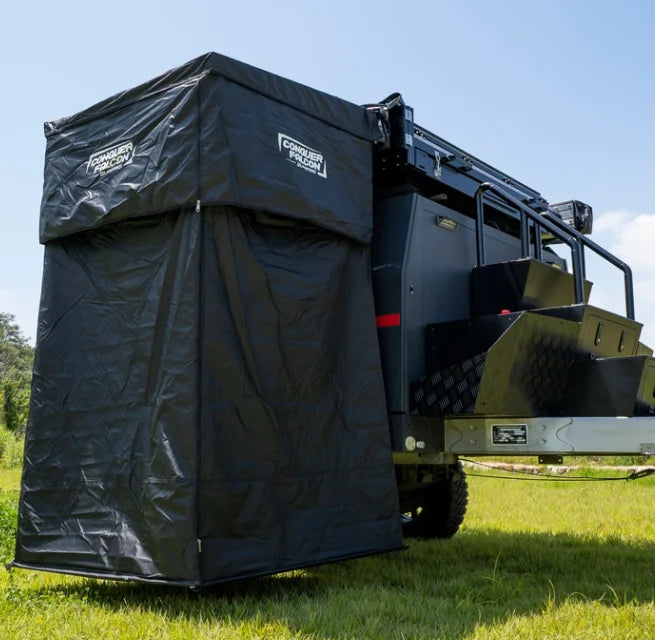 Portable Camping Shower Tent with Toilet Privacy for Outdoor Adventures