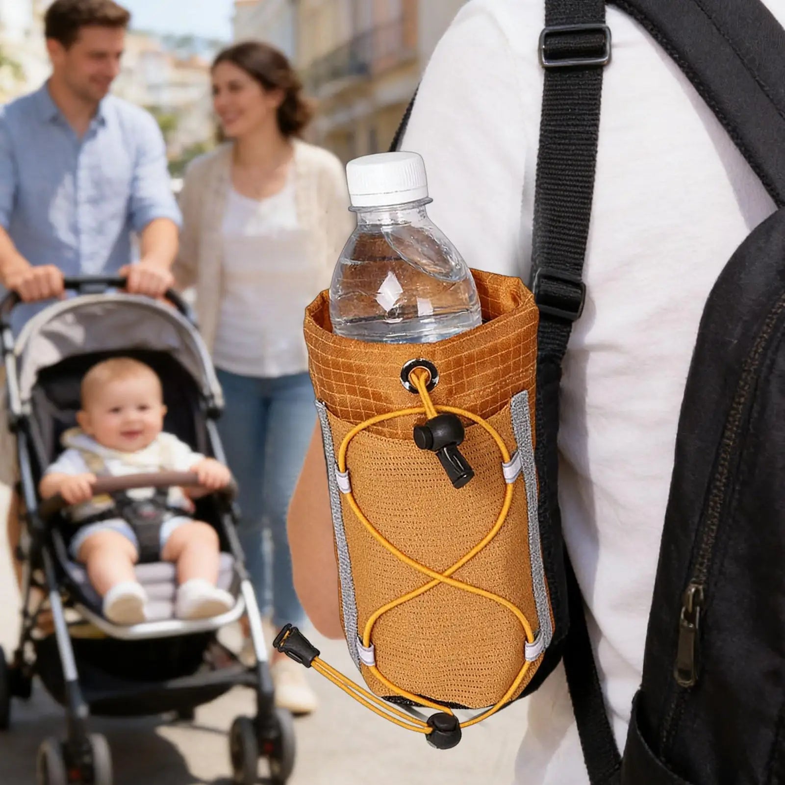 Outdoor Backpack Arm Bag Camping Climbing Strap Hanging Bag Phone Water Bottle Storage Bag for Hiking Mountaineering