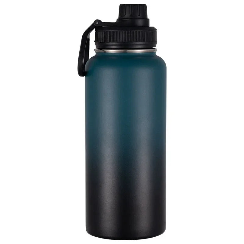 Printed logo 64oz 304 stainless steel insulated cup outdoor portable large capacity vacuum sports kettleCorporate custom gift