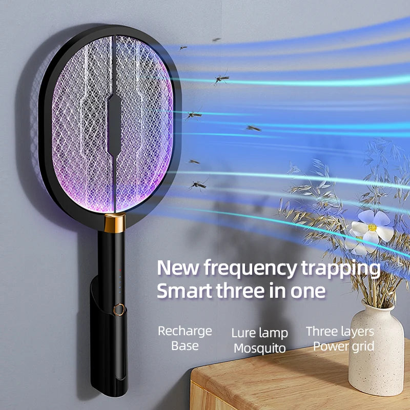 Mosquito Killer 3000V Anti Mosquitoes Electric Usb Killer Racket Fly Swatter Electric Traps Flies Insect Repeller Home Mosquito