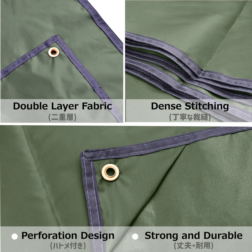 Waterproof Camping Tent Tarp Hammock Rain Fly Footprint Ground Cloth Shelter Sunshade Beach Picnic Blanket Mat for Outdoor