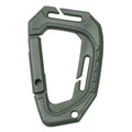 1PC Heavy-Duty D-Type Tactical MOLLE Quick-Release Hook Plastic Steel Hanging Buckle Clip for Outdoor Camping Hiking Backpacking