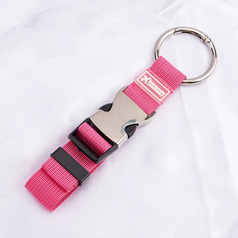 Convenient Luggage Straps Compartment External Hook Outdoor Hiking Bag Hanging Buckle Travel Trolley Case Connecting Rope Strap