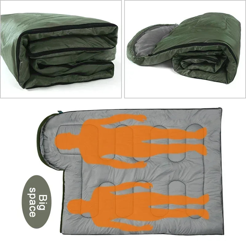 Ultralight 4 Season Camping Sleeping Bag Waterproof Envelope Warm Backpacking Sleeping Bags Portable Outdoor Hiking Travel Gear