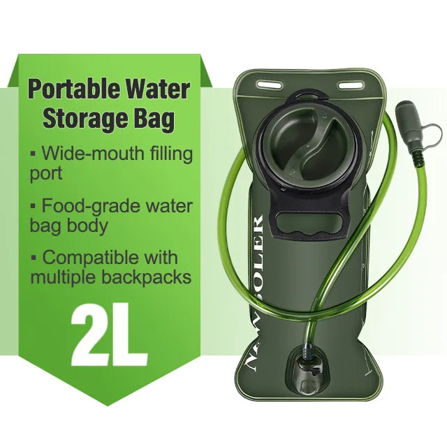 Hydration Bladder 1.5L/2L/3L Large Capacity Water Bladder Hydration Backpack Running Cycling Hiking Camping Backpack Water Bag