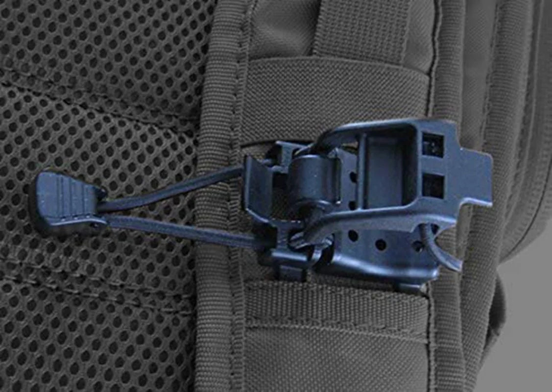 Tactical Wheel Clip Molle Hiking Accessories Multifunction Hanging Buckle Shovel Clamp Axe Clamp Bracket Military Backpack Acces