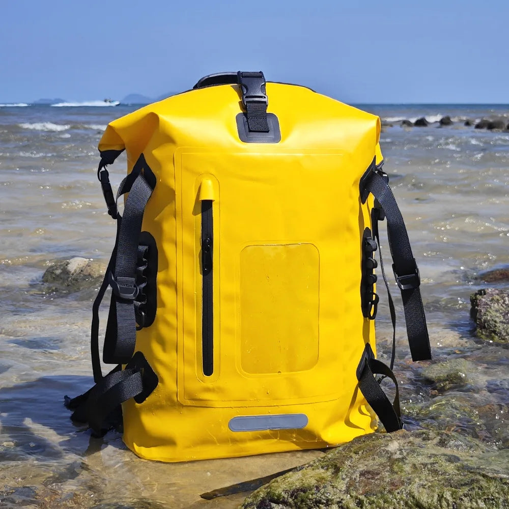 30L Waterproof Dry Bag Fishing Backpack Drift Swimming River Trekking Shoulder Bait Fishing Bucket Gear Diving Rafting Kayak Bag