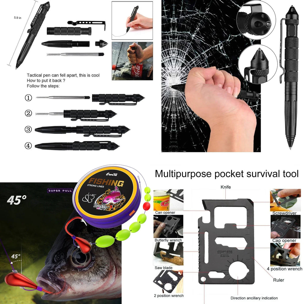 Top-Rated Car Survival First Aid Kit Full Molle Outdoor Emergency Trauma Pack for Camping Hiking IFAK EDC Essentials