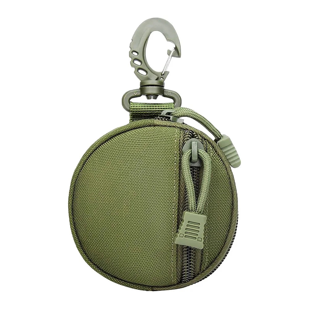 Outdoor Hiking Hunting Accessories Waist Bag Mini EDC Tool Pouch Keychain Zipper Holder Earphone Key Wallet Coin Purses