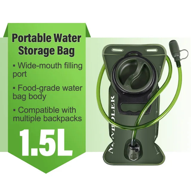 Hydration Bladder 1.5L/2L/3L Large Capacity Water Bladder Hydration Backpack Running Cycling Hiking Camping Backpack Water Bag