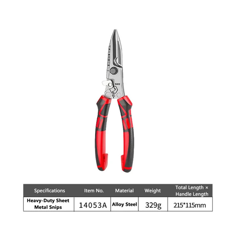 Multi-functional Electrician Scissors Practical Hand Tool for Cutting Cable and Metal Sheet in Repair Work