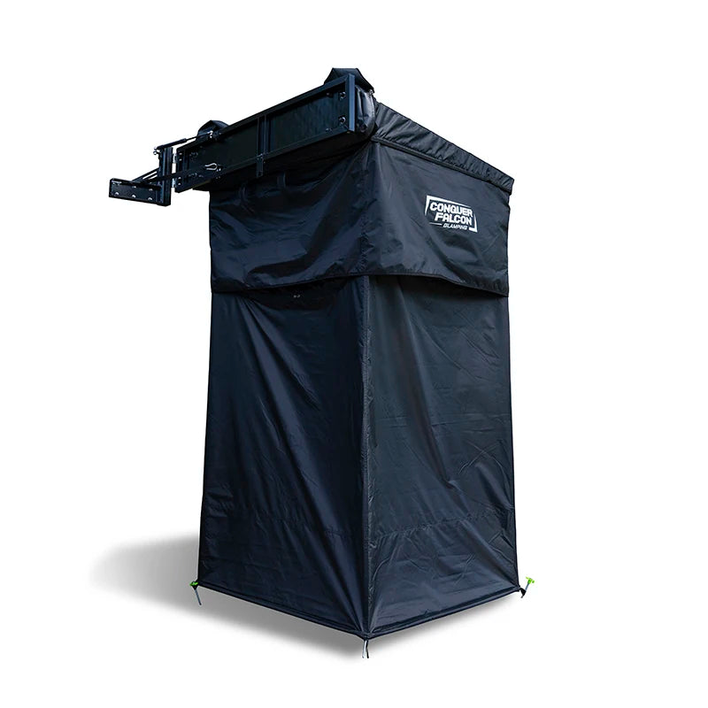 Portable Camping Shower Tent with Toilet Privacy for Outdoor Adventures