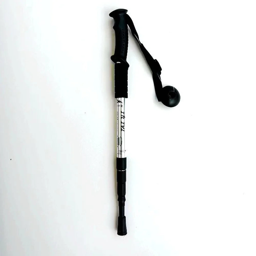 Adjustable Aluminum Alloy Hiking Poles 52-110cm for Outdoor Camping Mountain Climbing Travel with Straight/T Handle Options