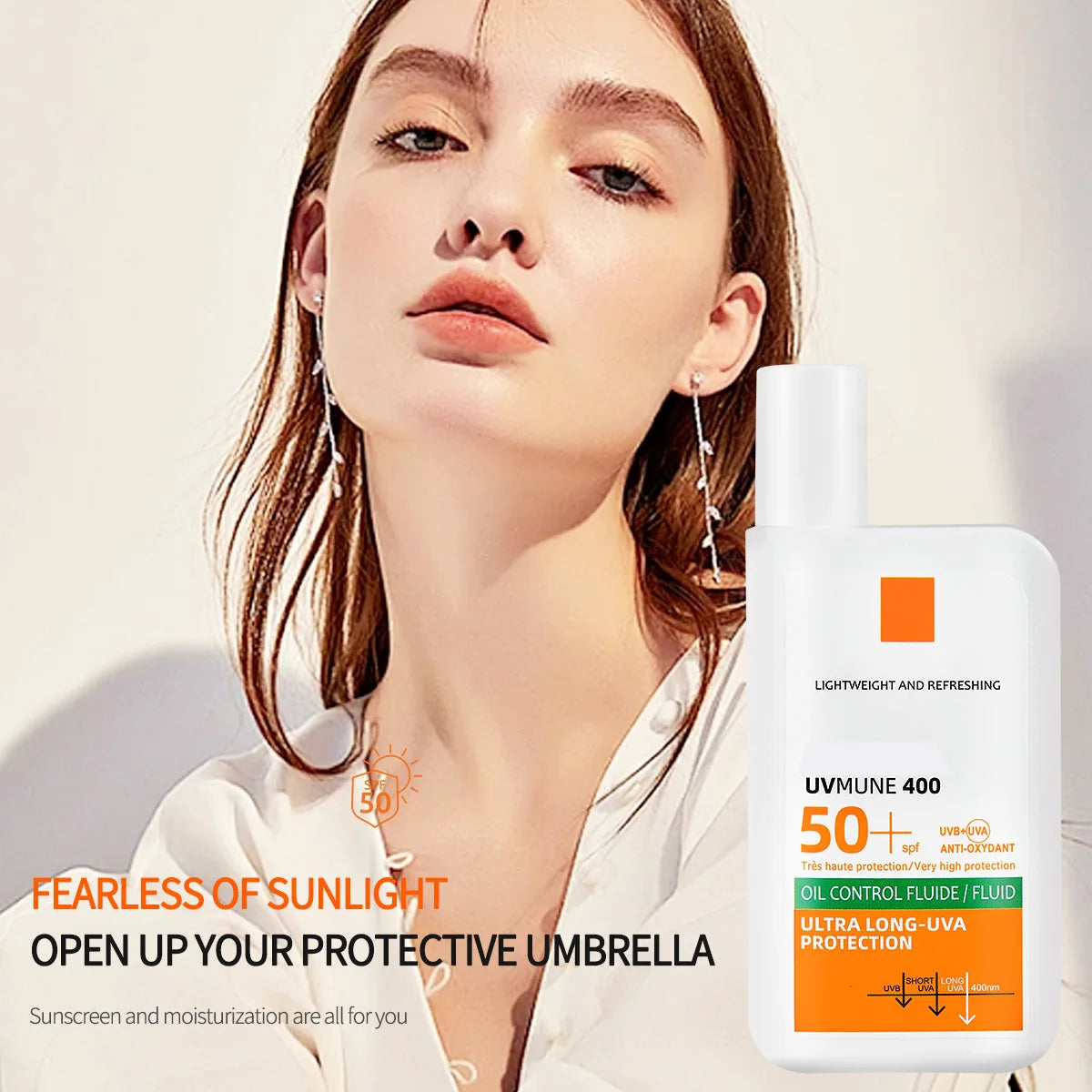 Mild Sunblock Cream Protect Skin Nourishing Moisturizing Repair Damaged Skin Natural Sunscreen Lotion For Summer Beach Outdoors
