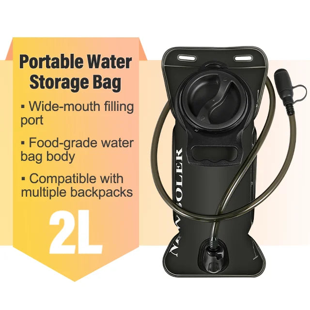 Hydration Bladder 1.5L/2L/3L Large Capacity Water Bladder Hydration Backpack Running Cycling Hiking Camping Backpack Water Bag