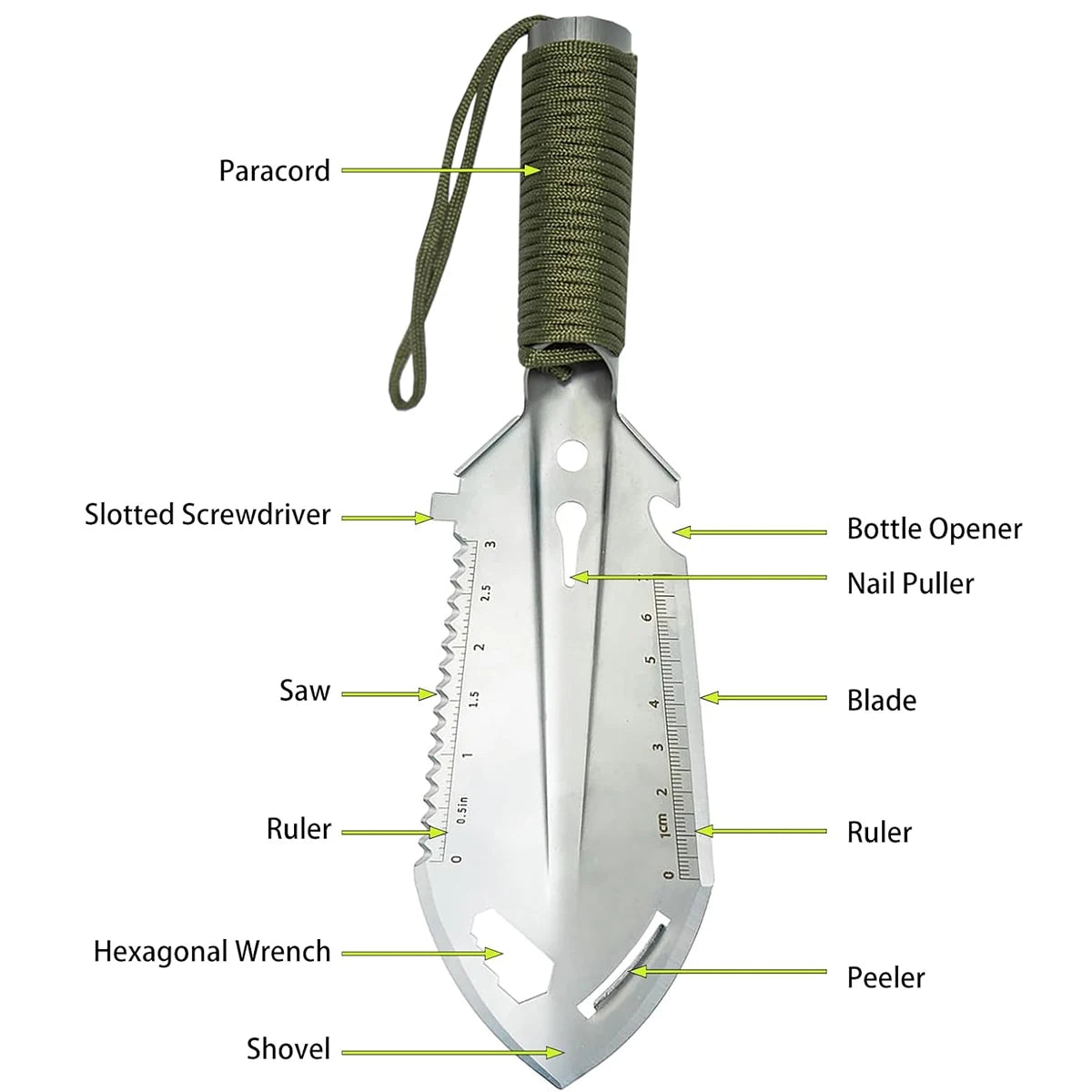 Shovel Tourist Garden Tools Gadgets Shovels for Digging Tool Tactical Gardening Camping Multipurpose Mini Hand Survival Products