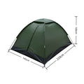 Ultralight tent for 2 persons – dual-layer door, sun shield. Essential camping equipment for outdoor hiking & adventure.