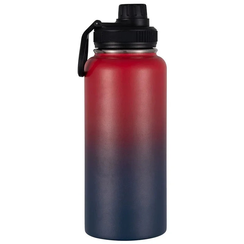 Printed logo 64oz 304 stainless steel insulated cup outdoor portable large capacity vacuum sports kettleCorporate custom gift