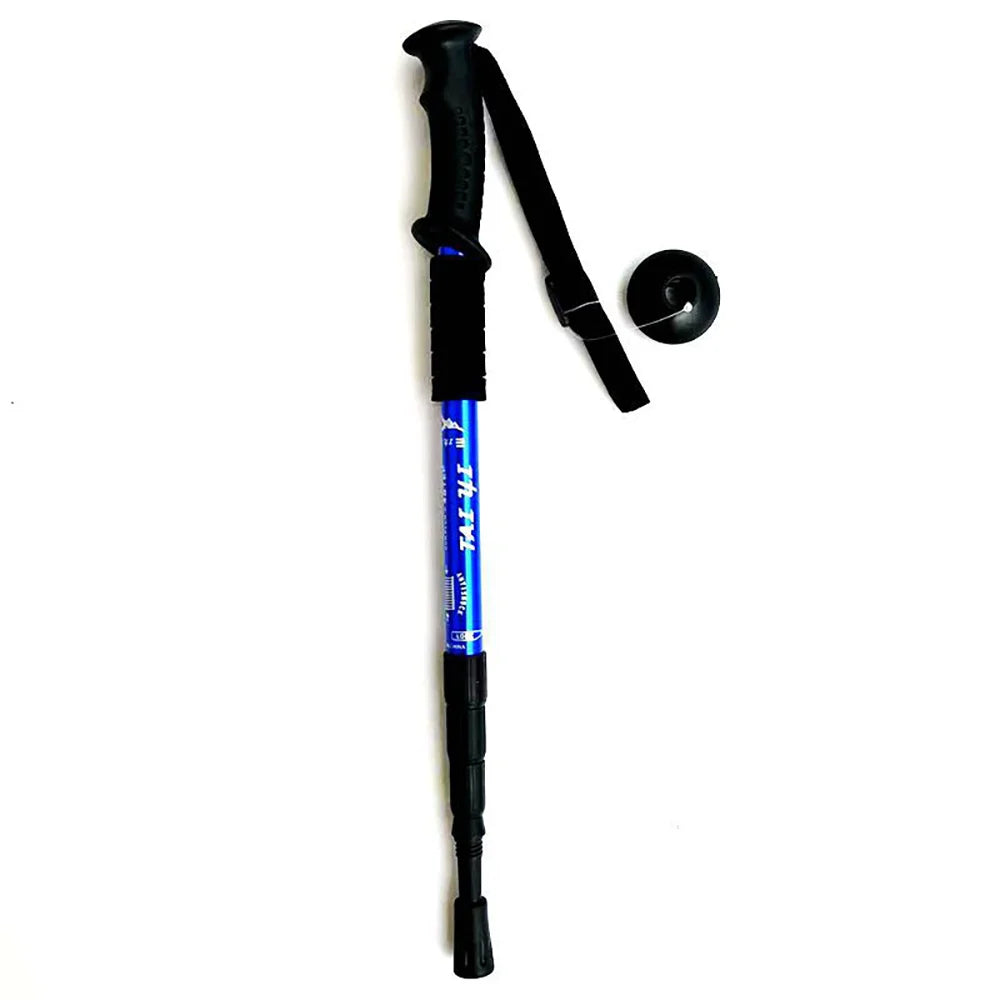 Adjustable Aluminum Alloy Hiking Poles 52-110cm for Outdoor Camping Mountain Climbing Travel with Straight/T Handle Options