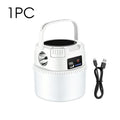 Solar-powered camping charger for outdoor use with ultra-long battery life, night market lighting, and stall tent