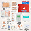 Portable 35pcs First Aid Kit 12 Items Emergency Medical Supplies Bag for Car Travel Home Outdoor Camping Survival Gear