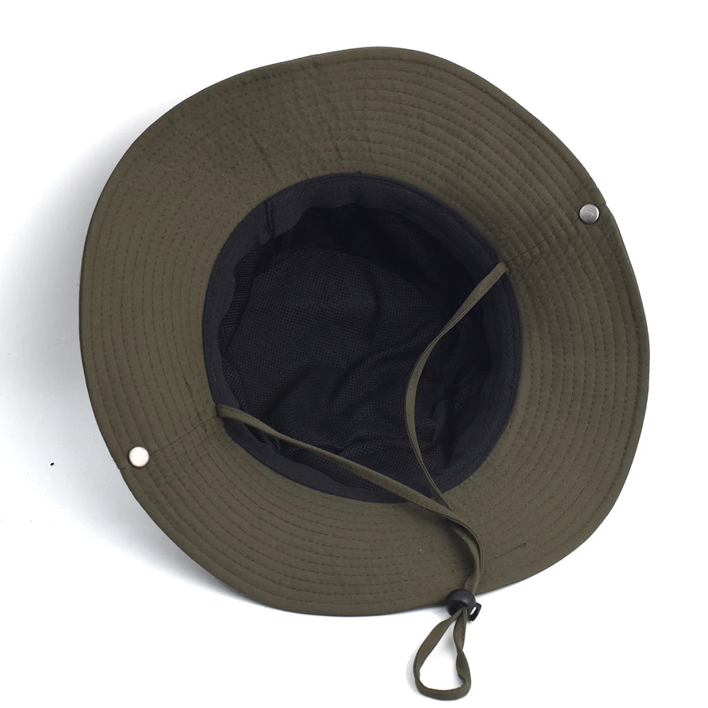 Wide Brim Bucket Hat for Women Men Summer Sun Protection Sun Hat Outdoor Fishing Hiking Bonnie Fisherman Hat