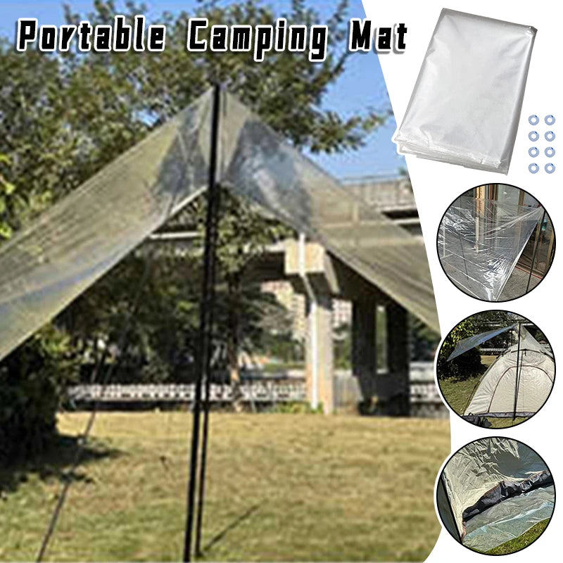 Groundsheet Ultralight Waterproof Tent Footprint Tarp Mat Camping Hiking Backpacking Outdoor Gear Portable Lightweight