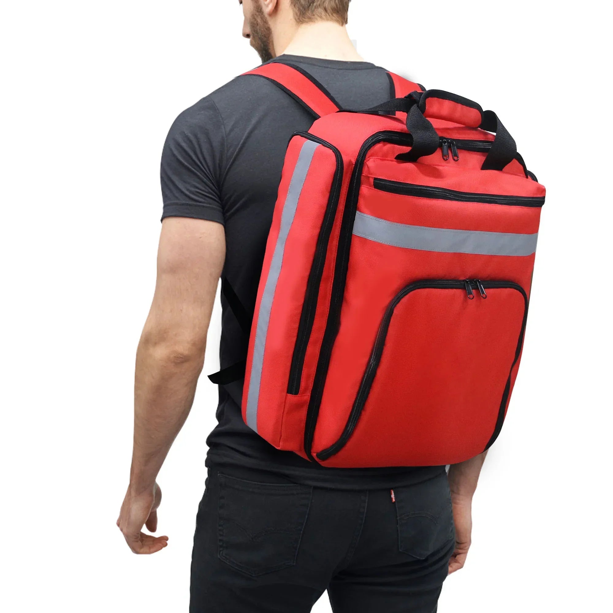 First Aid Kits Emergency Foldable Rescue Backpacks Large Capacity Sorted Storage Outdoor Camping Survival Kits Medical Kits