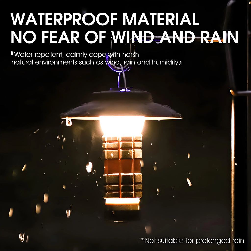 LED Lighthouse Camping Lantern USB Rechargeable 3000mAh Portable Flashlight Tent Light Outdoor Emergency Lamp for Hiking Camping