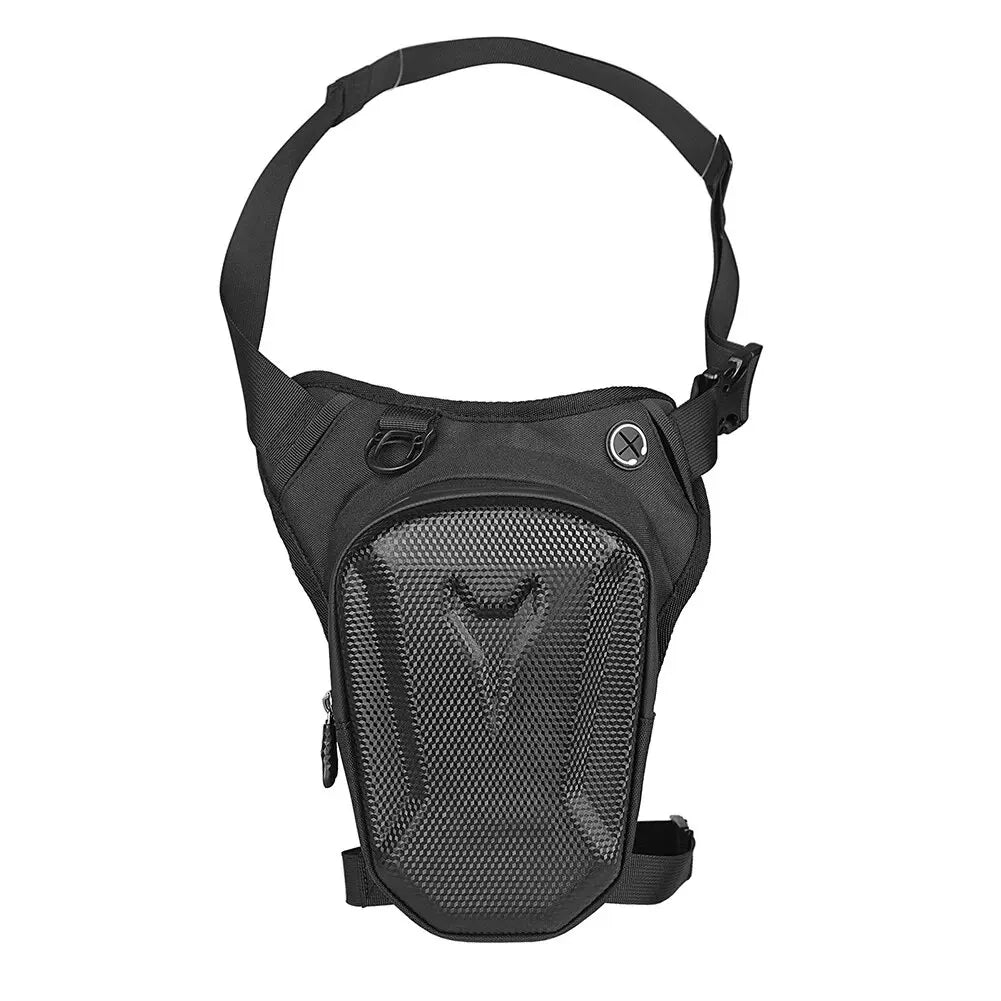 Motorcycle Leg Side Bag EVA Hard Shell Outdoor Casual Waist Bags Motorbike Mobile Phone Purse Hip Bum Pack