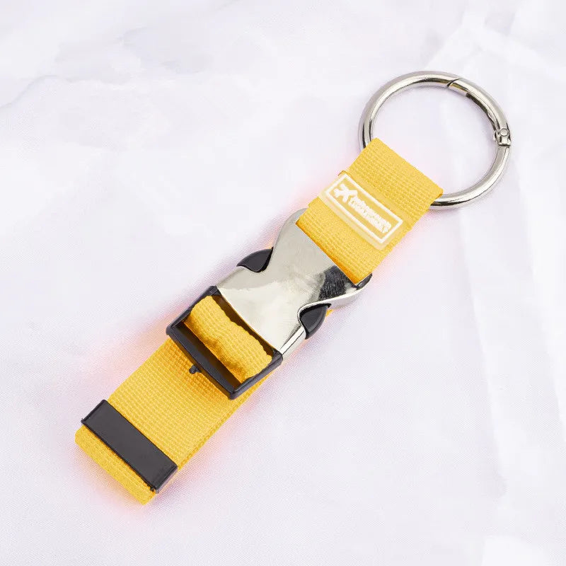Convenient Luggage Straps Compartment External Hook Outdoor Hiking Bag Hanging Buckle Travel Trolley Case Connecting Rope Strap