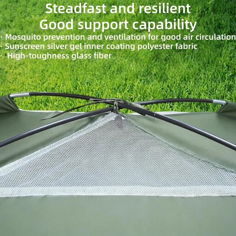 Ultralight tent for 2 persons – dual-layer door, sun shield. Essential camping equipment for outdoor hiking & adventure.