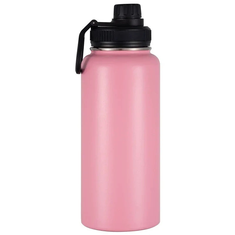 Printed logo 64oz 304 stainless steel insulated cup outdoor portable large capacity vacuum sports kettleCorporate custom gift