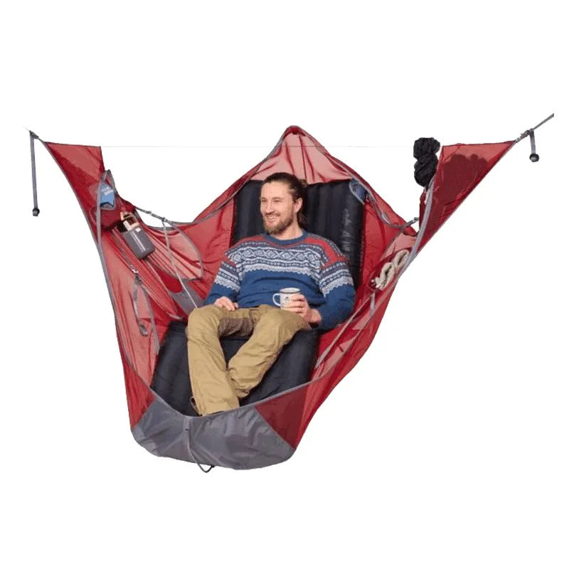 Flat hammock, universal for adults and children,outdoor travel camping,breathable and wear-resistant,double enlarged and widened