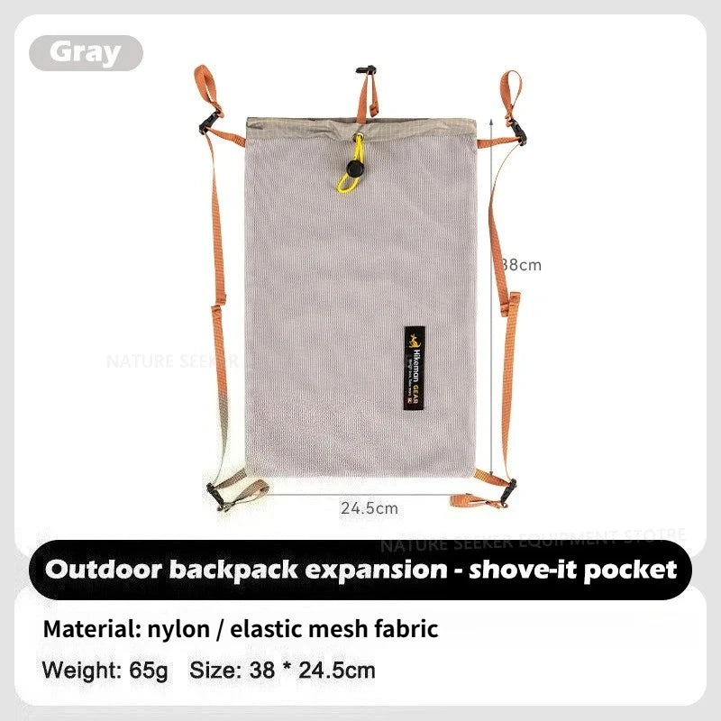 HIKEMAN Tactical Pouch Ultralight Expandable Pack for Outdoor Hiking Backpack Accessories Outdoor Gear Bag