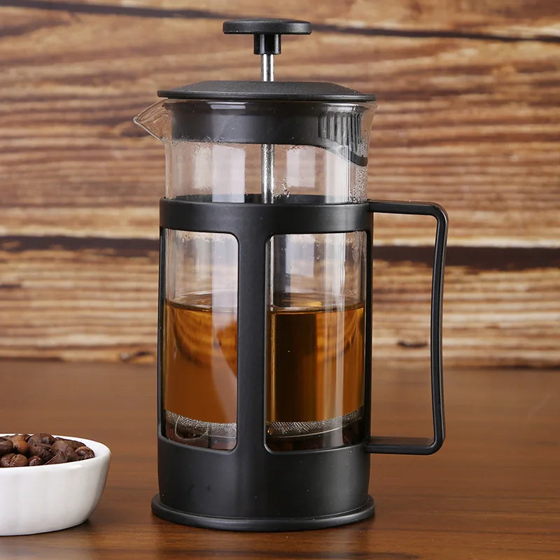 Outdoor Camping Portable Coffee Mocha Pot Coffee Filter Press Pot 600ml
