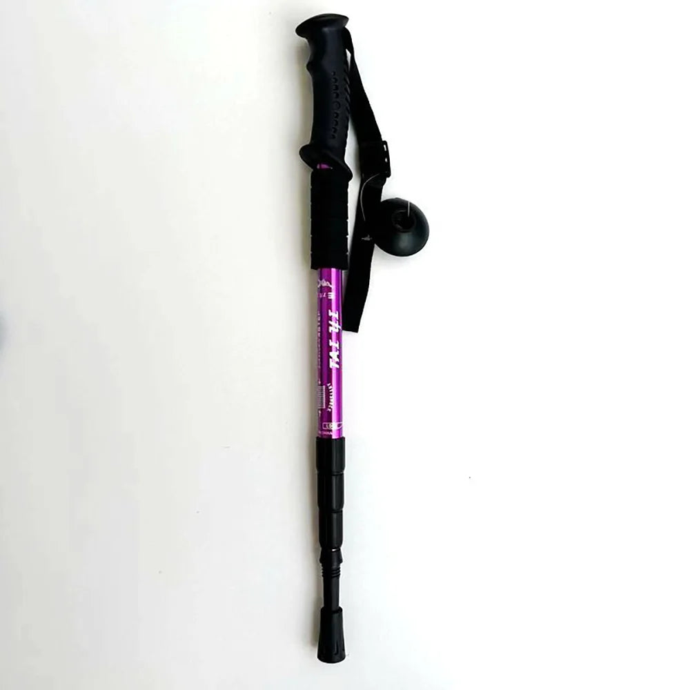 Adjustable Aluminum Alloy Hiking Poles 52-110cm for Outdoor Camping Mountain Climbing Travel with Straight/T Handle Options